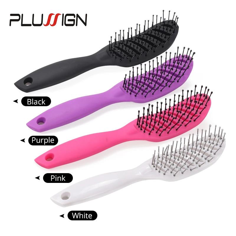 Styling Curly Hair Brush Salon Massager Comb Brush Detangling Drying
