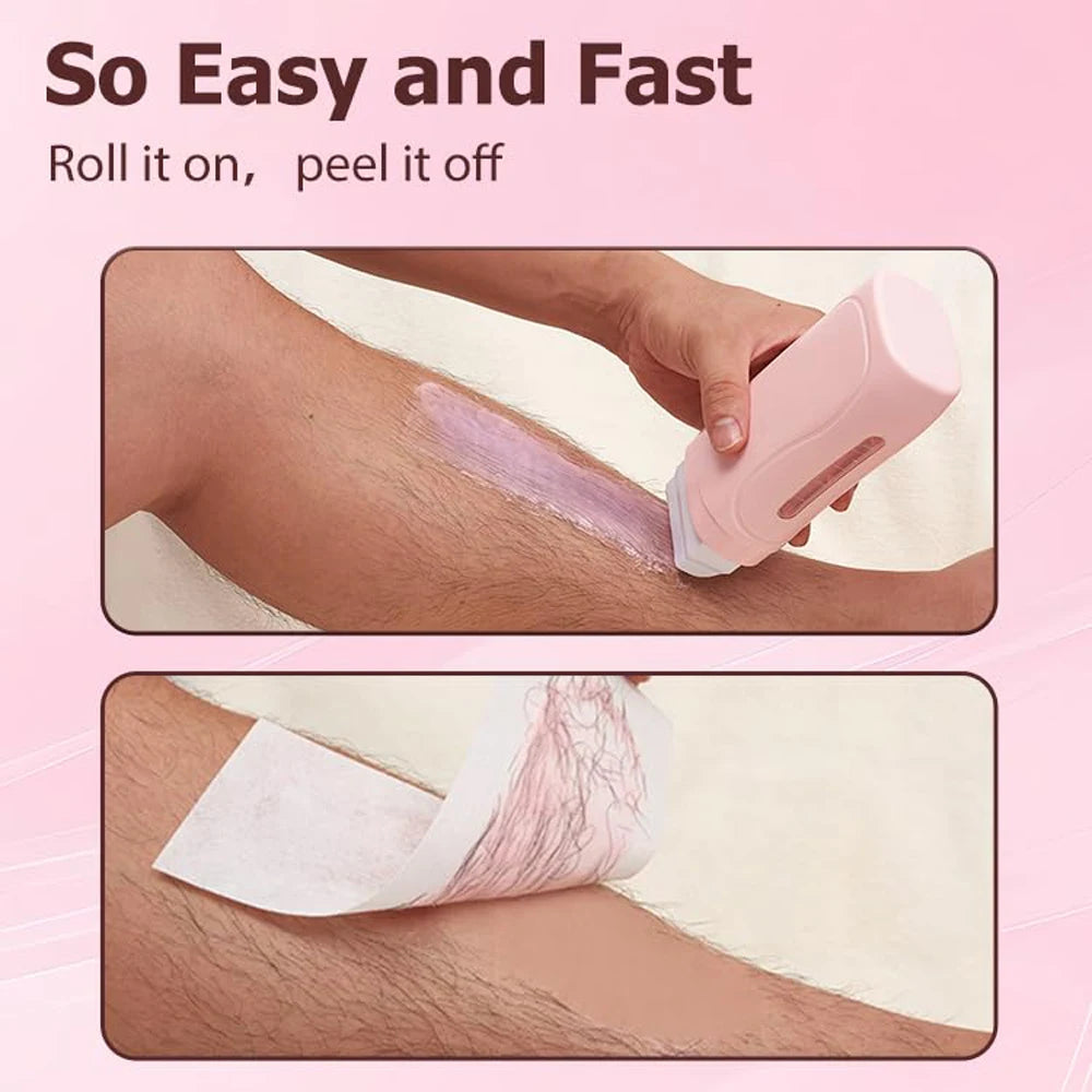 Roller Depilatory Wax Kit