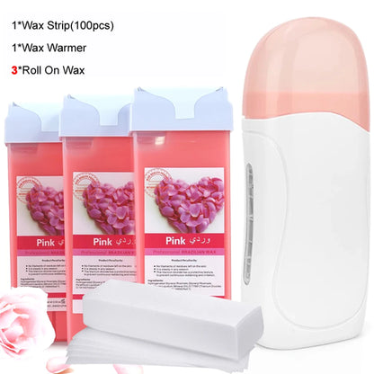 Roller Depilatory Wax Kit