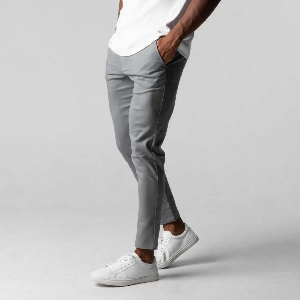 Men Stretched Man Pants Slim fit