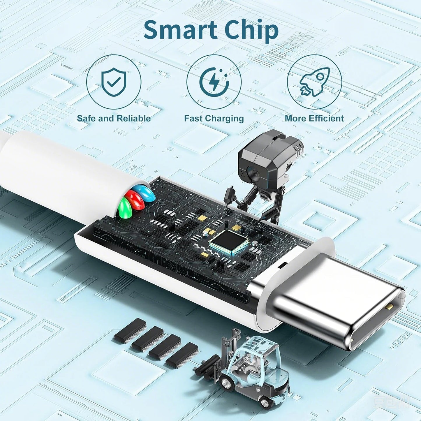 2 pc Lightning Cable Fast