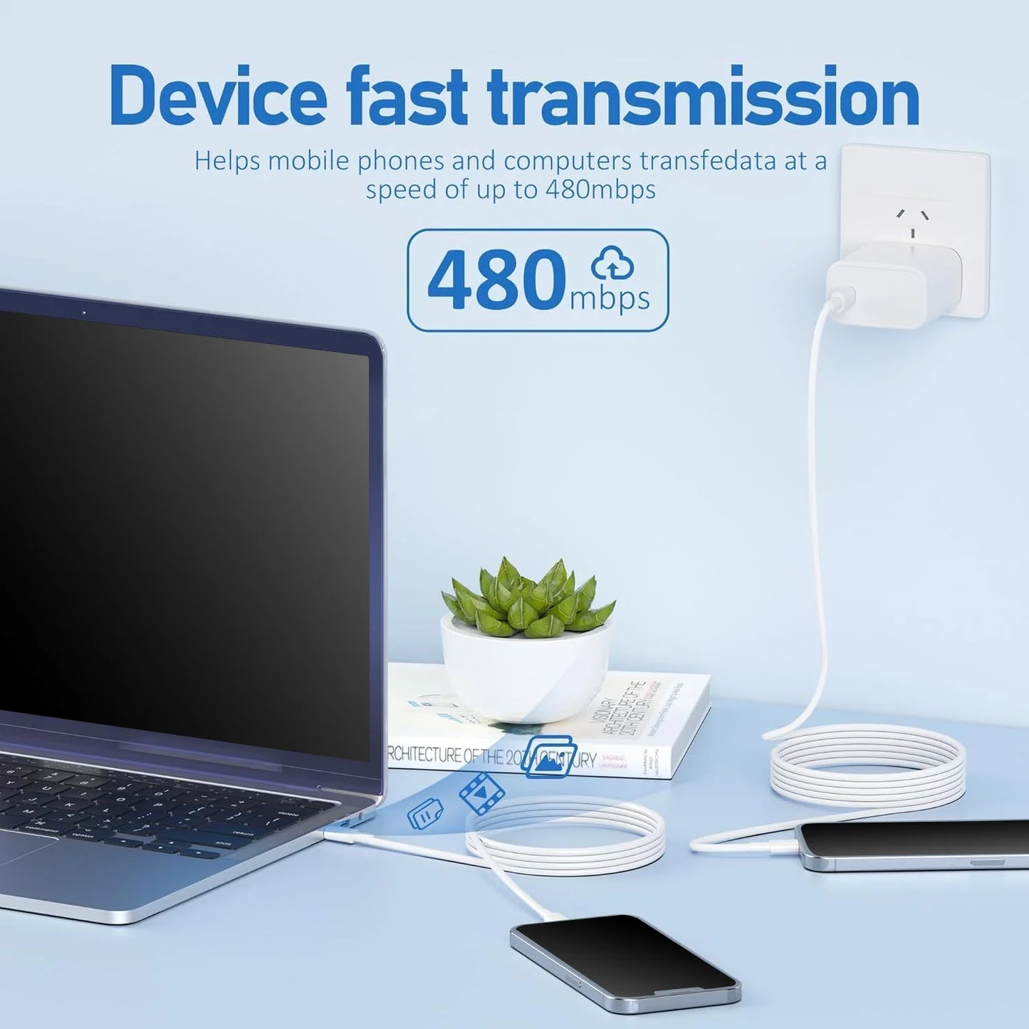 2 pc Lightning Cable Fast