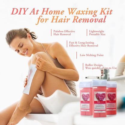 Roller Depilatory Wax Kit