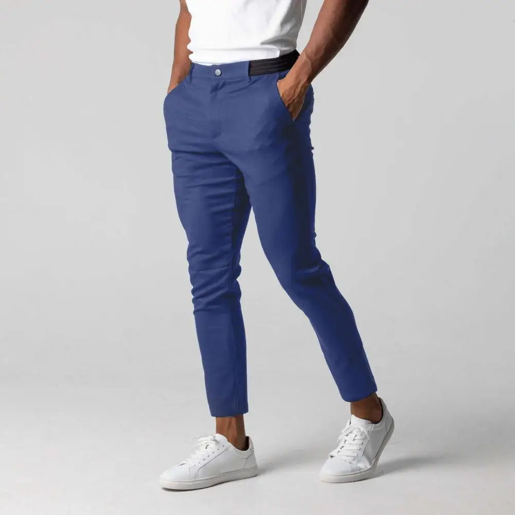Men Stretched Man Pants Slim fit