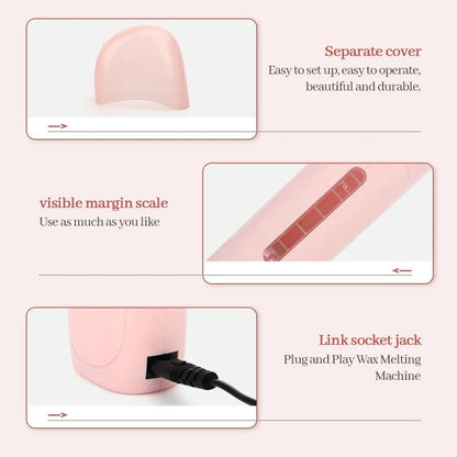 Roller Depilatory Wax Kit